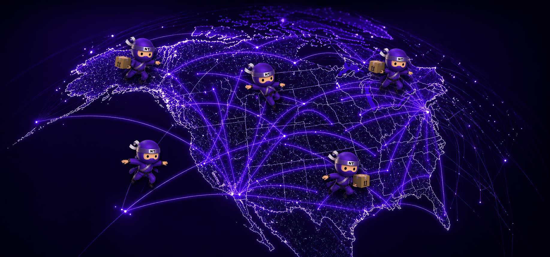 Ninja Ship global shipping network